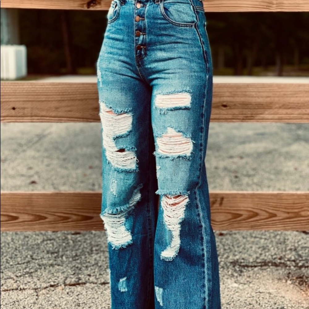 Vibrant jeans
